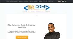 Desktop Screenshot of new2html.com